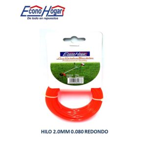 ROLLO HILO REDONDO 0.080 2.0MM 15 METROS
