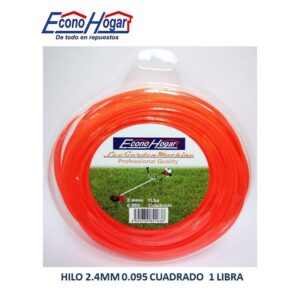 ROLLO HILO CUADRADO 0.095 2.4MM 1 LIBRA