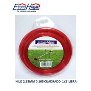 ROLLO HILO CUADRADO 0.105 2.65MM 1/2 LIBRA