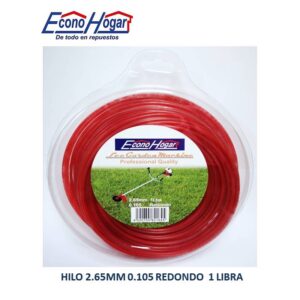ROLLO HILO REDONDO 0.105 2.65MM 1 LIBRA