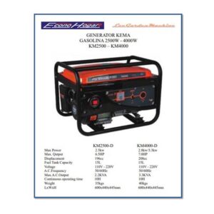 GENERADOR GASOLINA 110V-220V 3500W 3.3kW