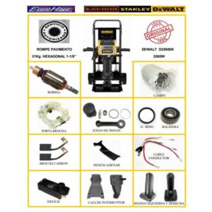 REPUESTOS ROMPE PAVIMENTO D25980K