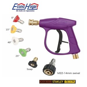JUEGO DE PISTOLA PARA HIDROLAVADORA 6PZ
