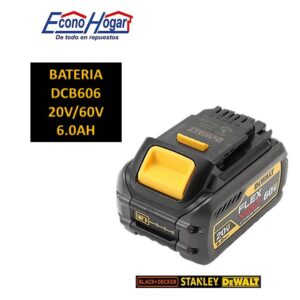 BATERIA DEWALT 20V-60V 6.0AH LITHIUM ION