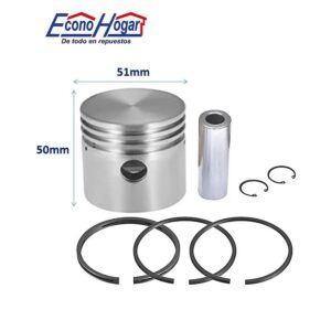 JUEGO DE PISTON COMPRESOR DE AIRE 51mmX50mm