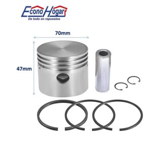 JUEGO DE PISTON COMPRESOR DE AIRE 70mmX47mm