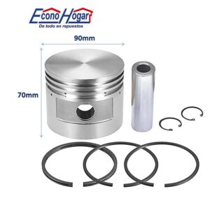 JUEGO DE PISTON COMPRESOR DE AIRE 90mmX70mm