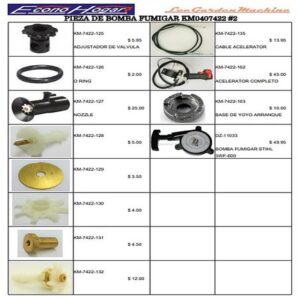 REPUESTOS DE BOMBA FUMIGAR #4