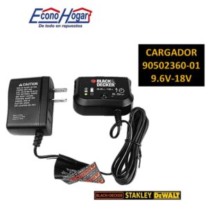 CARGADOR BLACK & DECKER 9.6V-18V