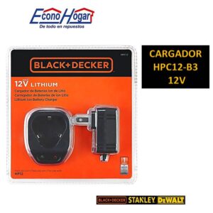 CARGADOR BLACK & DECKER 12V