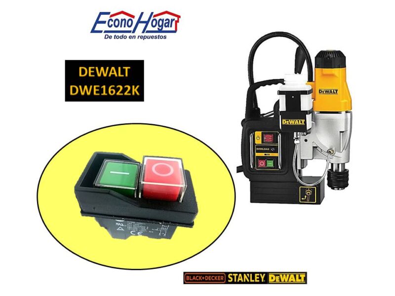 Colonne Perceuse Magnétique DEWALT DWE1622K-QS - 1200W - Morse - Noir/Jaune - Professionnel
