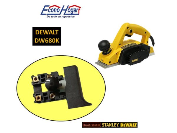 SWITCH CEPILLADORA 3-1/4" DEWALT DW680K