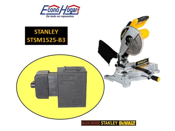 SWITCH SIERRA INGLETADORA 10" STANLEY STSM1525-B3