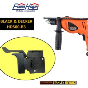 SWITCH TALADRO 1/2" BLACK & DECKER HD500-B3