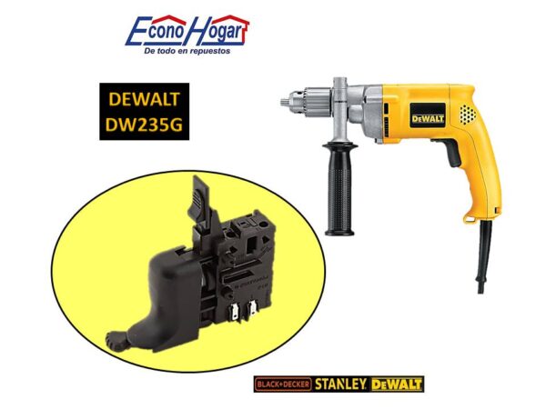 SWITCH TALADRO 1/2" DEWALT DW235G