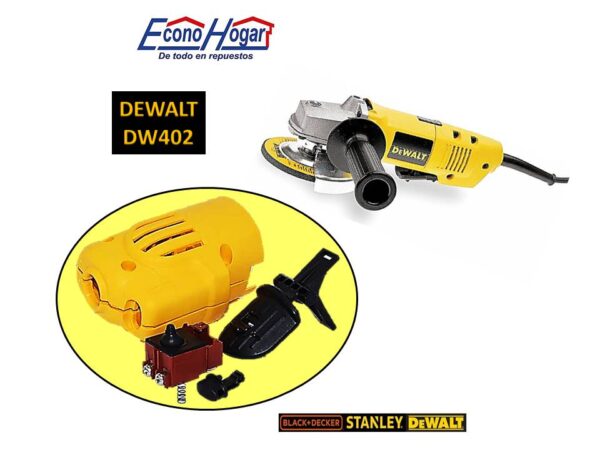 SWITCH CON CARCASA Y PALANCA FLEXIBLE 4-1/2" DEWALT DW402 T4