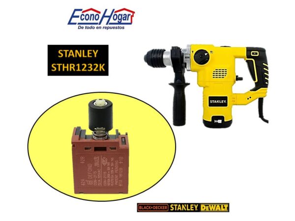 SWITCH ROTOMARTILLO STANLEY STHR1232K