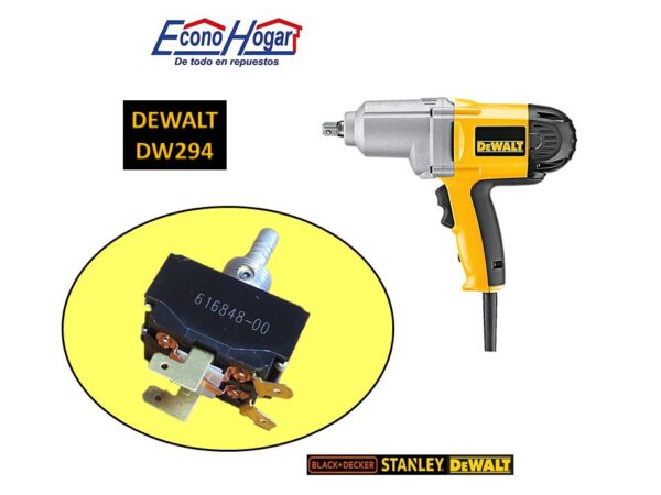 SWITCH LLAVE IMPACTO 3/4" DEWALT DW294