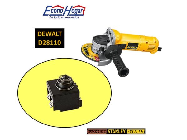 SWITCH FLEXIBLE 4-1/2" DEWALT D28110