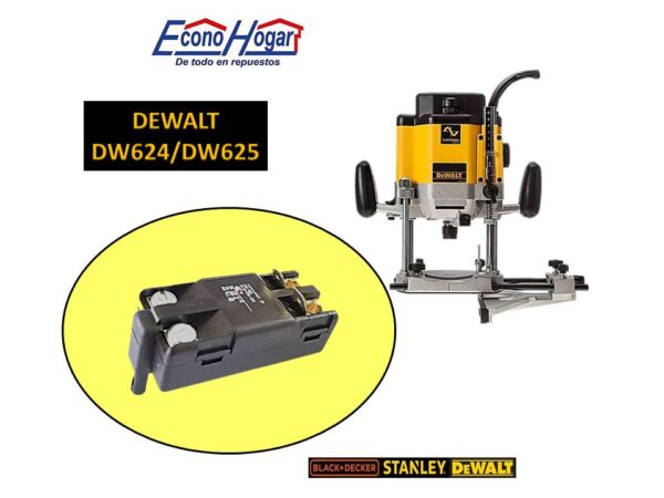 SWITCH ROUTER 3HP DEWALT DW624