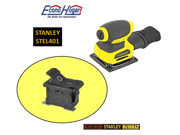 SWITCH LIJADORA 220W STANLEY STEL401