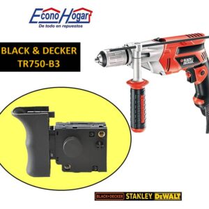 SWITCH TALADRO 1/2" BLACK & DECKER KR750-B3