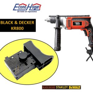 SWITCH TALADRO 1/2" BLACK & DECKER KR800