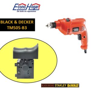 SWITCH TALADRO 1/2" BLACK & DECKER TM505-B3