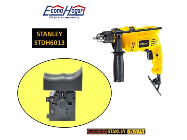 SWITCH TALADRO 1/2" STANLEY STDH6013