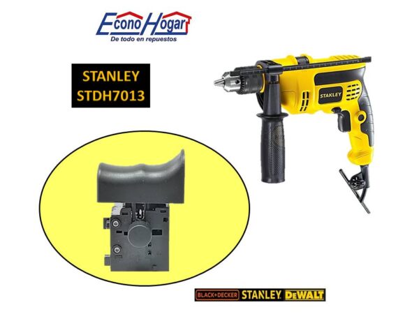SWITCH TALADRO 1/2" STANLEY STDH7013