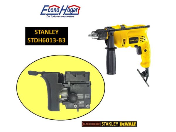 SWITCH TALADRO 1/2" STANLEY STDH6013-B3