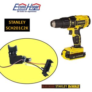 SWITCH TALADRO INALAMBRICO 1/2" 20V STANLEY SCH201C2K