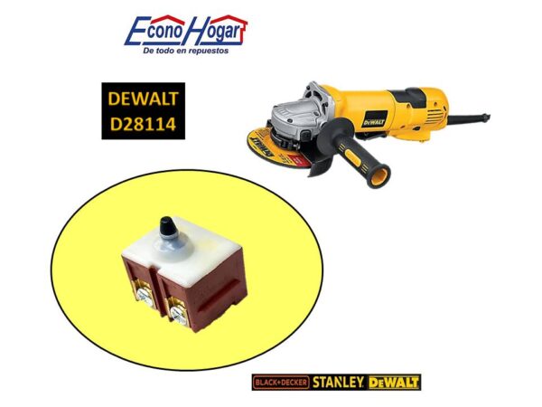 SWITCH FLEXIBLE 4-1/2" DEWALT D28114