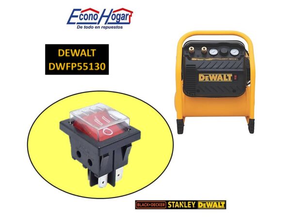 SWITCH COMPRESOR DE AIRE DEWALT DWFP55130