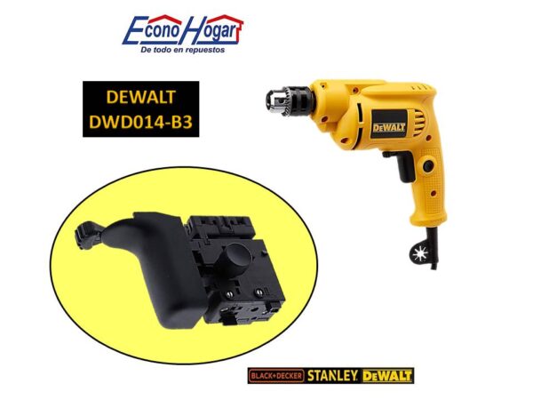SWITCH TALADRO 3/8" DEWALT DWD014-B3 T10