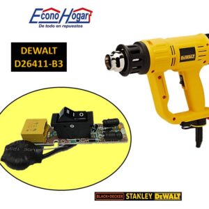 SWITCH PISTOLA DE CALOR 1550W DEWALT D26411-B3