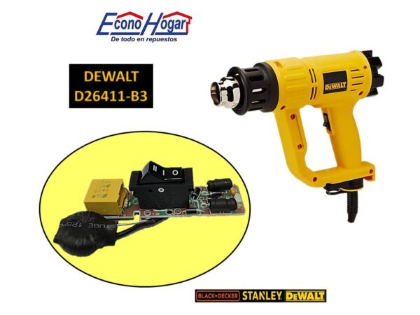 SWITCH PISTOLA DE CALOR 1550W DEWALT D26411-B3