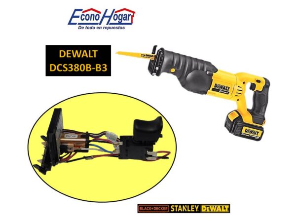 SWITCH RECIPROCA DEWALT DCS380B-B3 T1