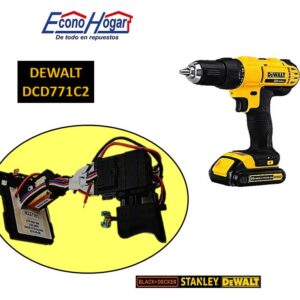 SWITCH TALADRO INALAMBRICO DEWALT DCD771C2