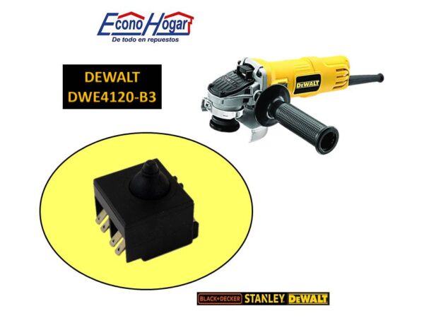 SWITCH FLEXIBLE 4-1/2" DEWALT DWE4120-B3