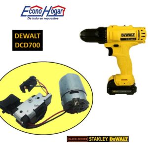 SWITCH CON MOTOR TALADRO INALAMBRICO DEWALT DCD700