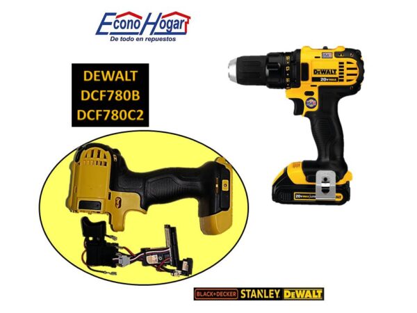 SWITCH TALADRO INALAMBRICO DEWALT DCD780B
