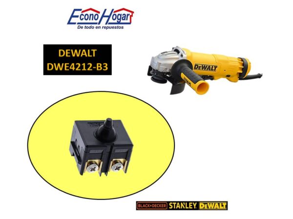 SWITCH FLEXIBLE 4-1/2" DEWALT DWE4212-B3