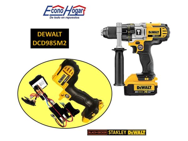 SWITCH TALADRO INALAMBRICO DEWALT DCD985M2