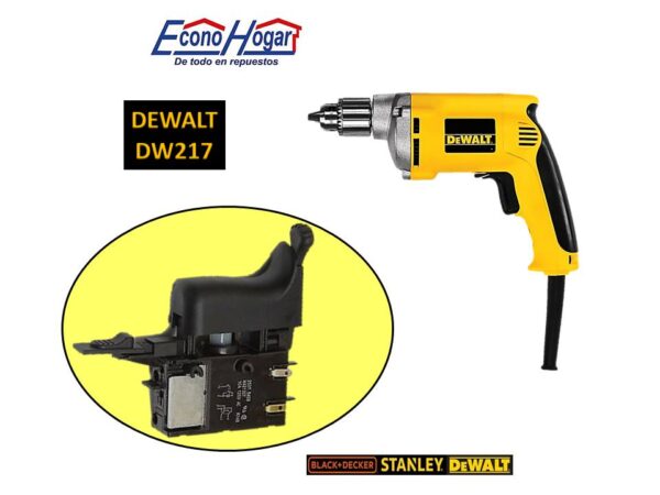 SWITCH TALADRO 1/2" DEWALT DW217