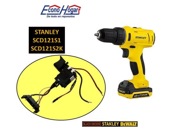 SWITCH TALADRO INALAMBRICO STANLEY SCD121S1