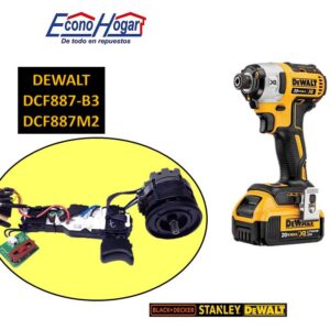 SWITCH CON MODULO ATORNILLADOR DEWALT DCF887-B3