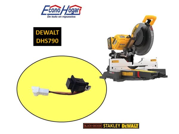 SWITCH SIERRA INGLETADORA BATERIA DEWALT DHS790