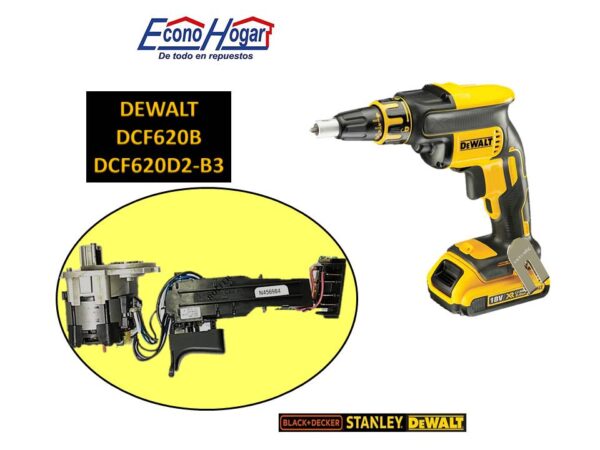 SWITCH CON MOTOR Y MODULO ATORNILLADOR INALAMBRICO DCF620B