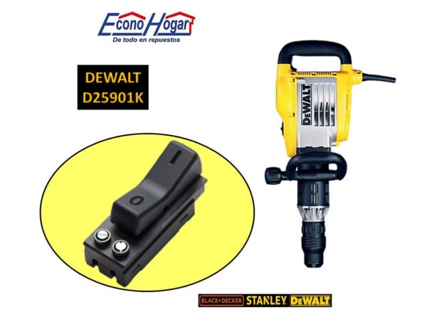 SWITCH DEMOLEDOR 25J 9.5kg SDS-MAX DEWALT D25901K